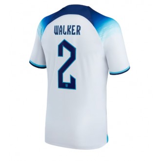 England Kyle Walker #2 Hemmakläder VM 2022 Kortärmad